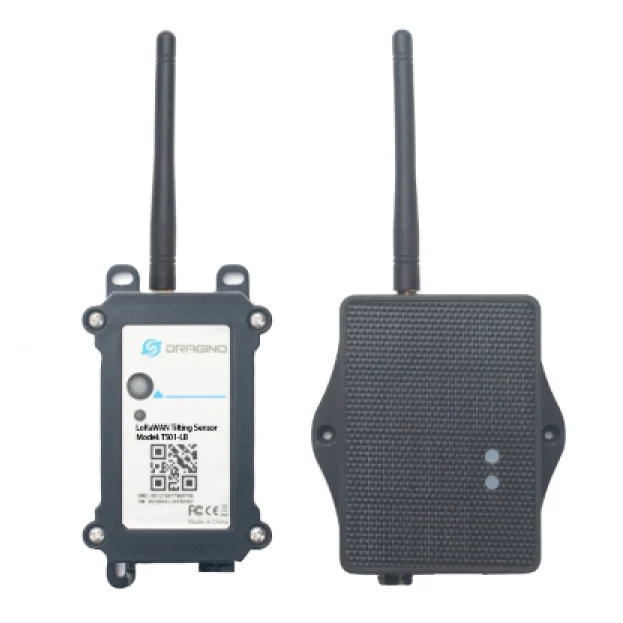 LoRaWAN Tilt Sensor (Pitch & Roll) – Battery or Solar
