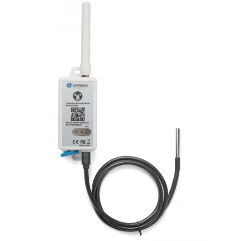 LoRaWAN T&H Sensor with TMP117 Probe, ±0.1 °C (Compact S Series)