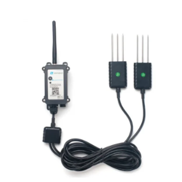 Dual-Probe LoRaWAN Soil Moisture, Temperature & EC Sensor
