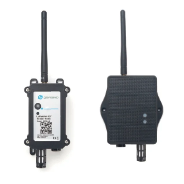 Outdoor LoRaWAN Temperature & Humidity Sensor with Alarm – Battery or Solar