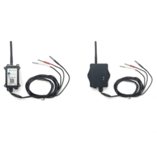 Triple-Probe Waterproof LoRaWAN Temperature Sensor – Battery or Solar