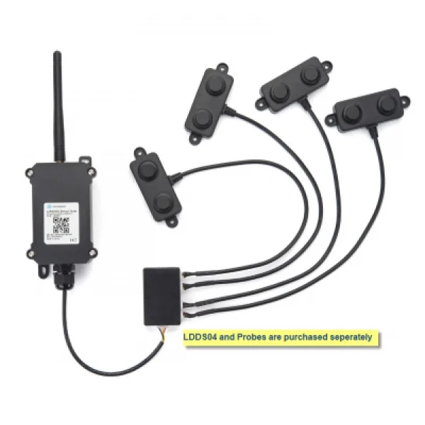 4-Channel LoRaWAN Ultrasonic Distance Sensor