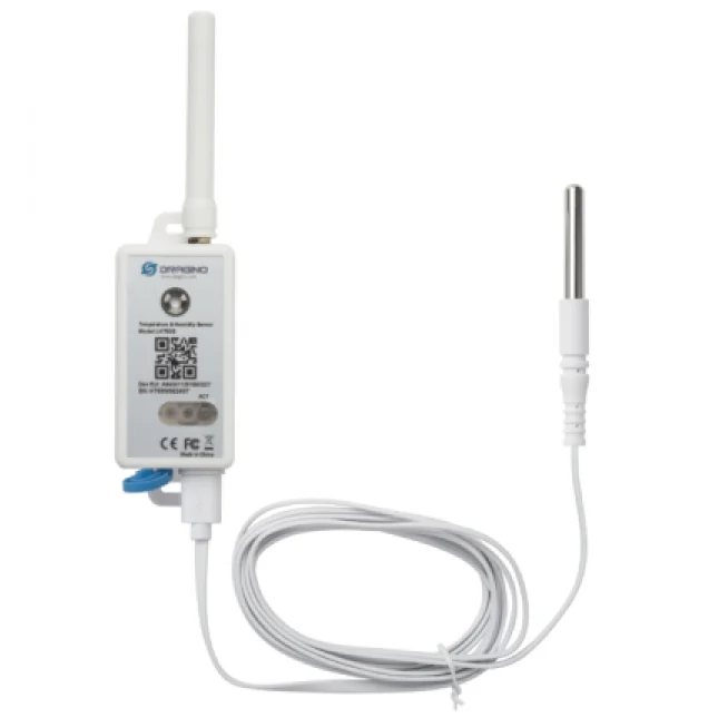 LoRaWAN T&H Sensor with External Temperature Probe (Compact S Series)