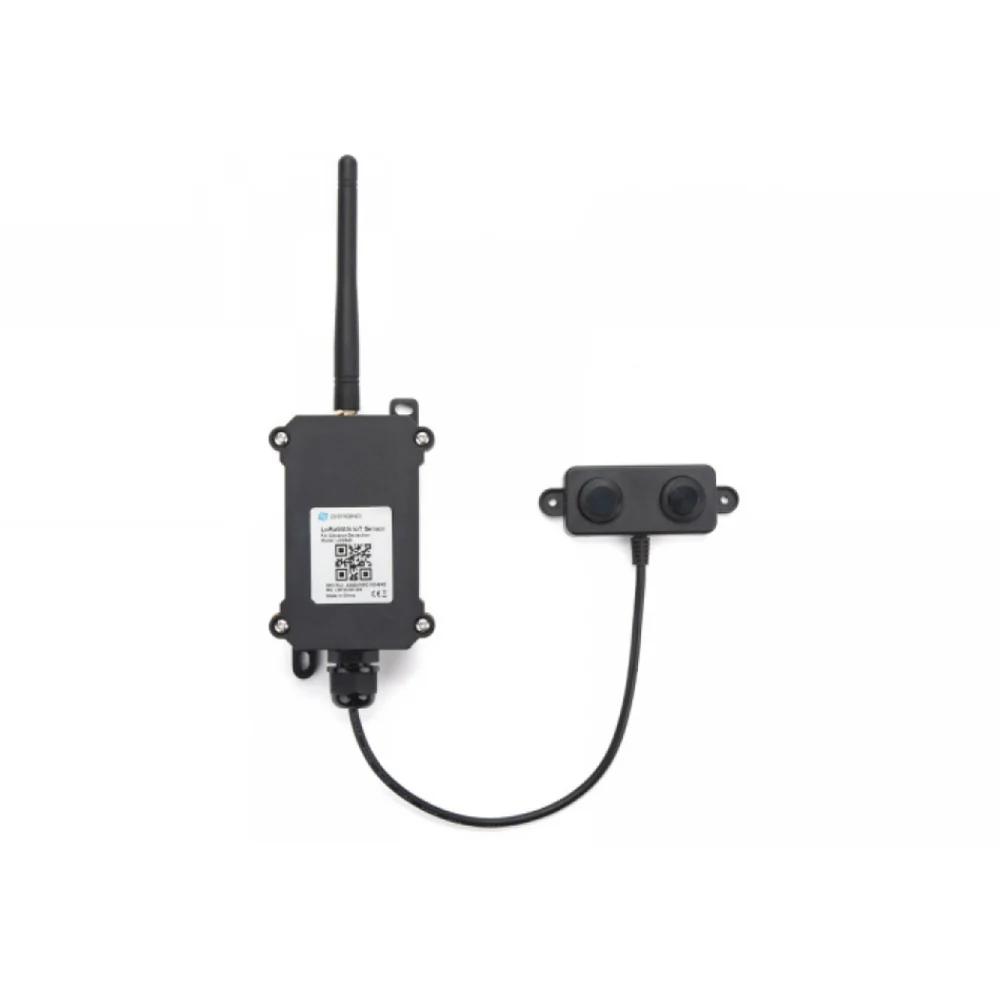 Wide-Angle LoRaWAN Ultrasonic Distance Sensor (4.5 m)