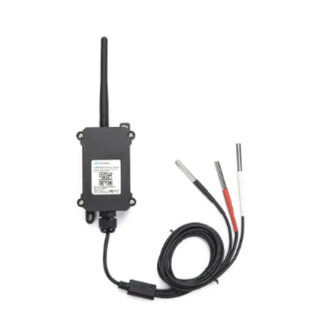 Triple-Probe Waterproof LoRaWAN Temperature Sensor
