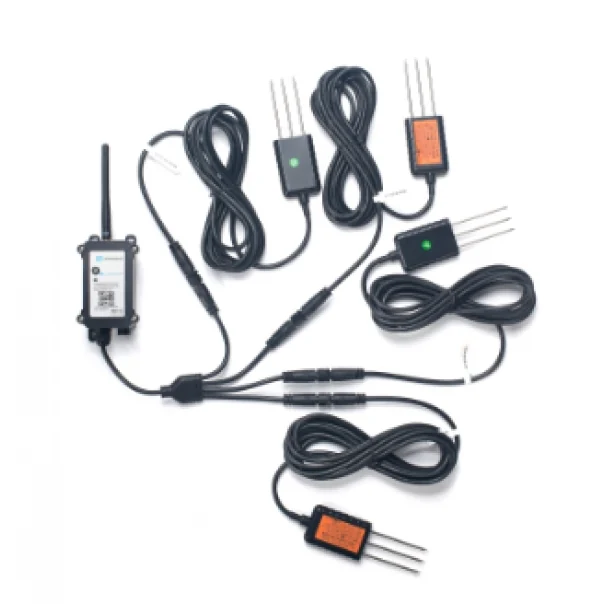 4-Probe Multi-Depth LoRaWAN Soil Moisture, Temperature & EC Transmitter