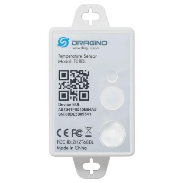 Compact LoRaWAN Temperature Sensor with Built-in Battery