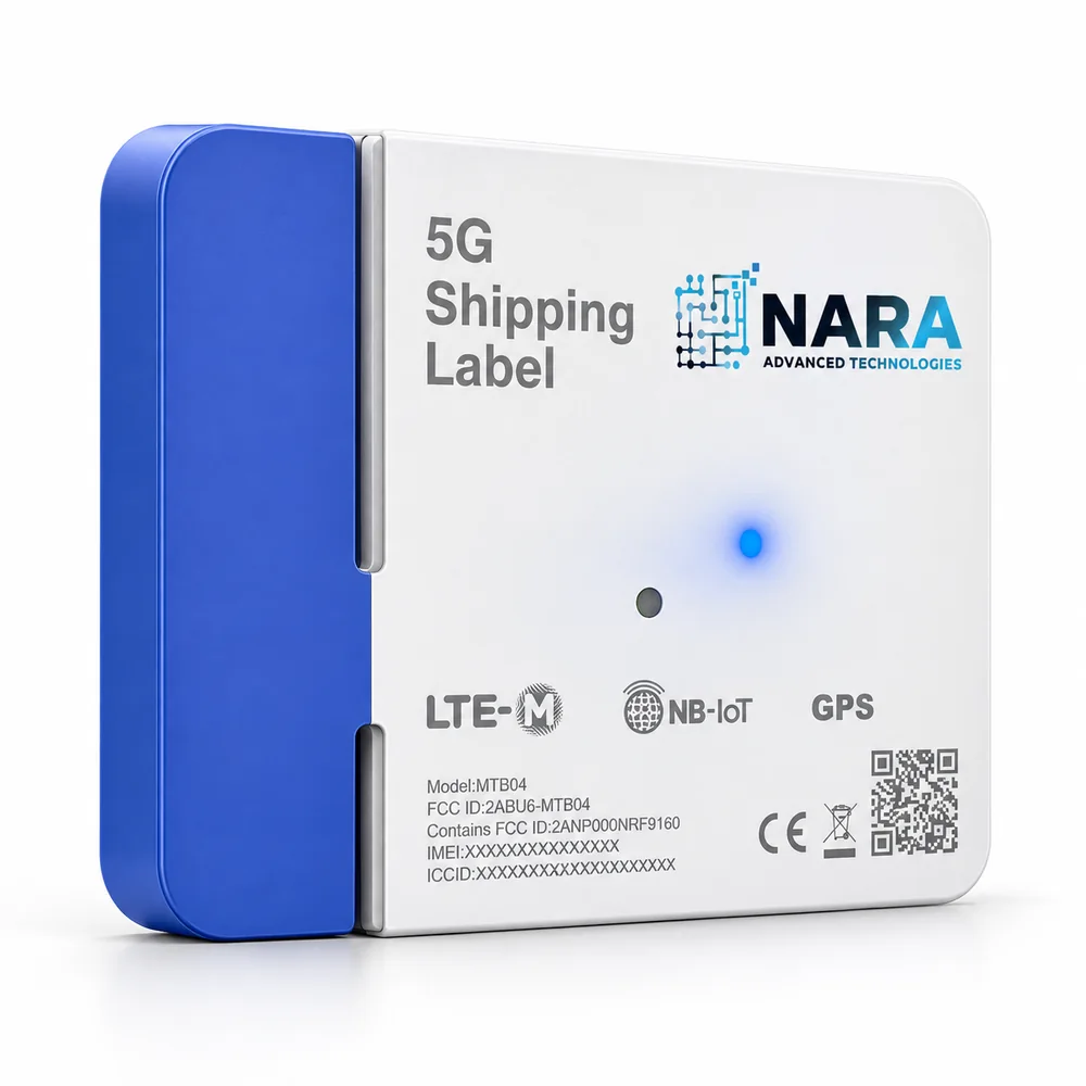 Single-Use Cellular Shipping Tracking Label