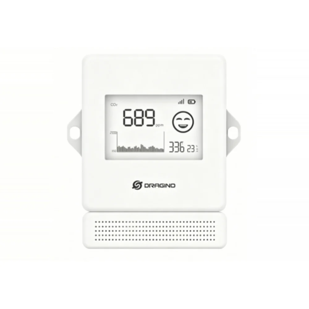 LoRaWAN CO₂, Temperature, Humidity & Pressure Sensor with E-Ink Display